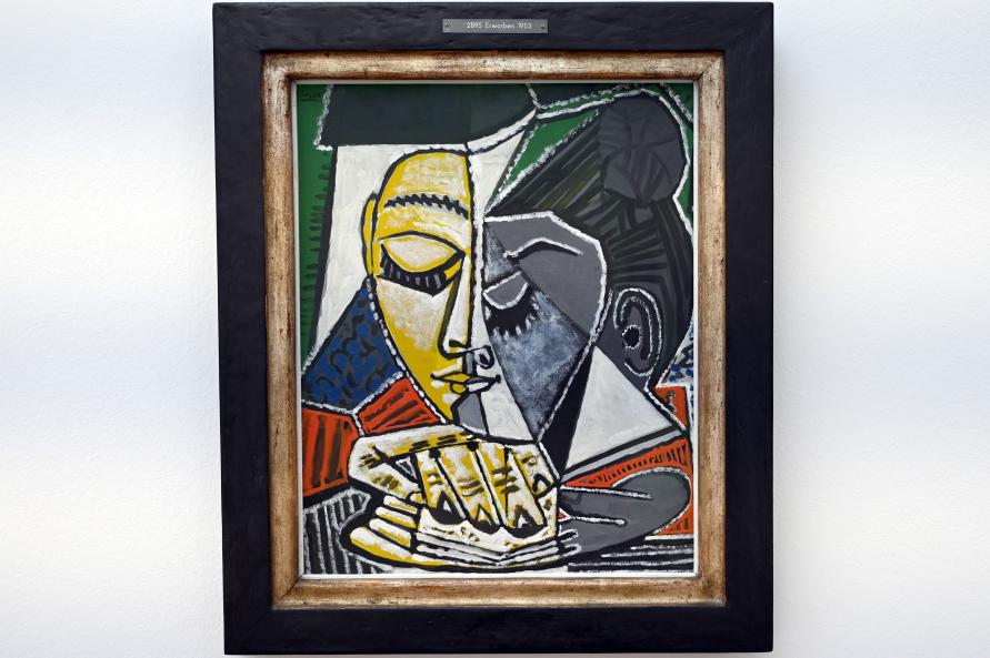 Pablo Picasso (1897–1972), Kopf einer lesenden Frau, Köln, Museum Ludwig, 02.37, 1953