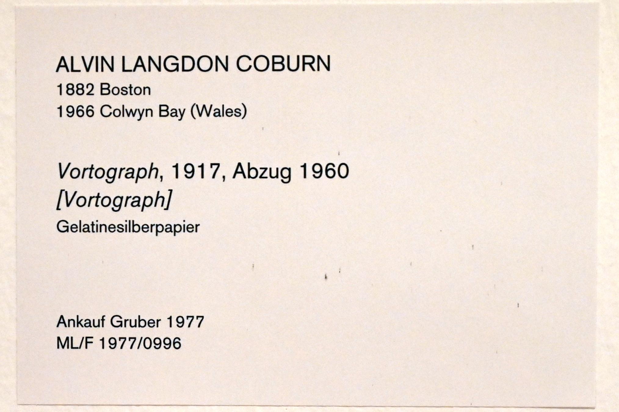 Alvin Langdon Coburn: Vortograph, 1917, Bild 2/2