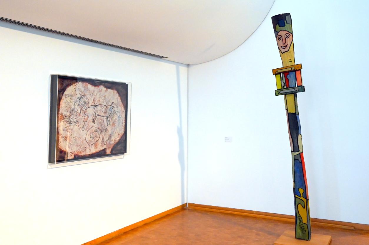 Gaston Chaissac (1961–1962), Iris-Totem (Porträt Iris Clert), Köln, Museum Ludwig, 01.63, 1961, Bild 3/4