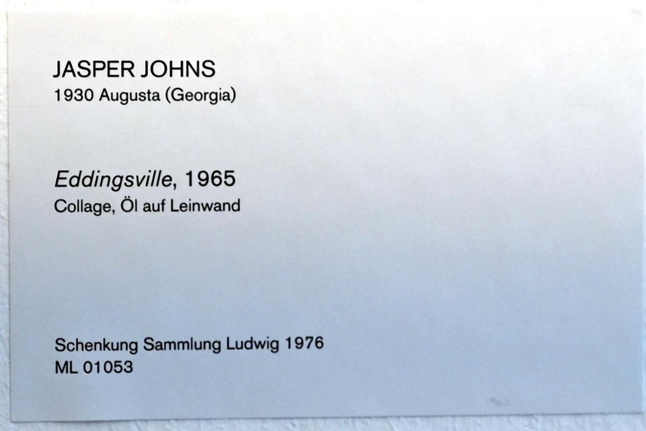 Jasper Johns (1954–1969), Eddingsville, Köln, Museum Ludwig, 01.14, 1965, Bild 2/2