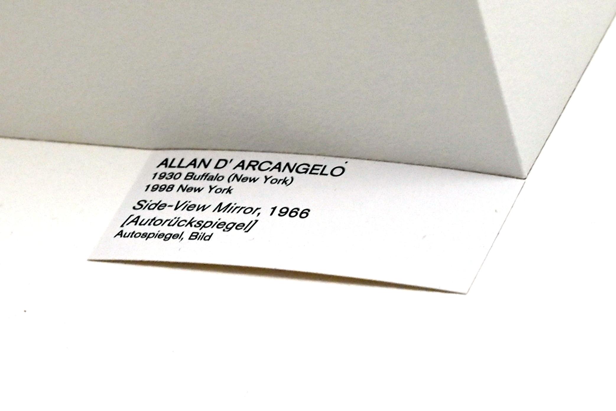 Allan D'Arcangelo (1962–1966), Autorückspiegel, Köln, Museum Ludwig, 01.11, 1966, Bild 2/2