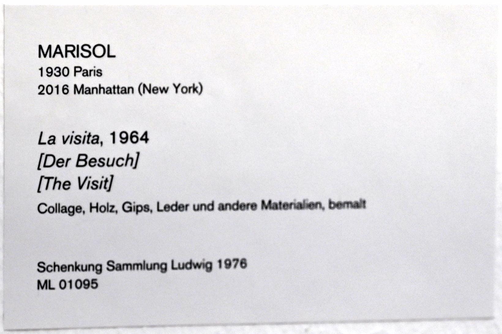 Marisol Escobar (1962–1971), Der Besuch, Köln, Museum Ludwig, 01.09, 1964, Bild 3/3