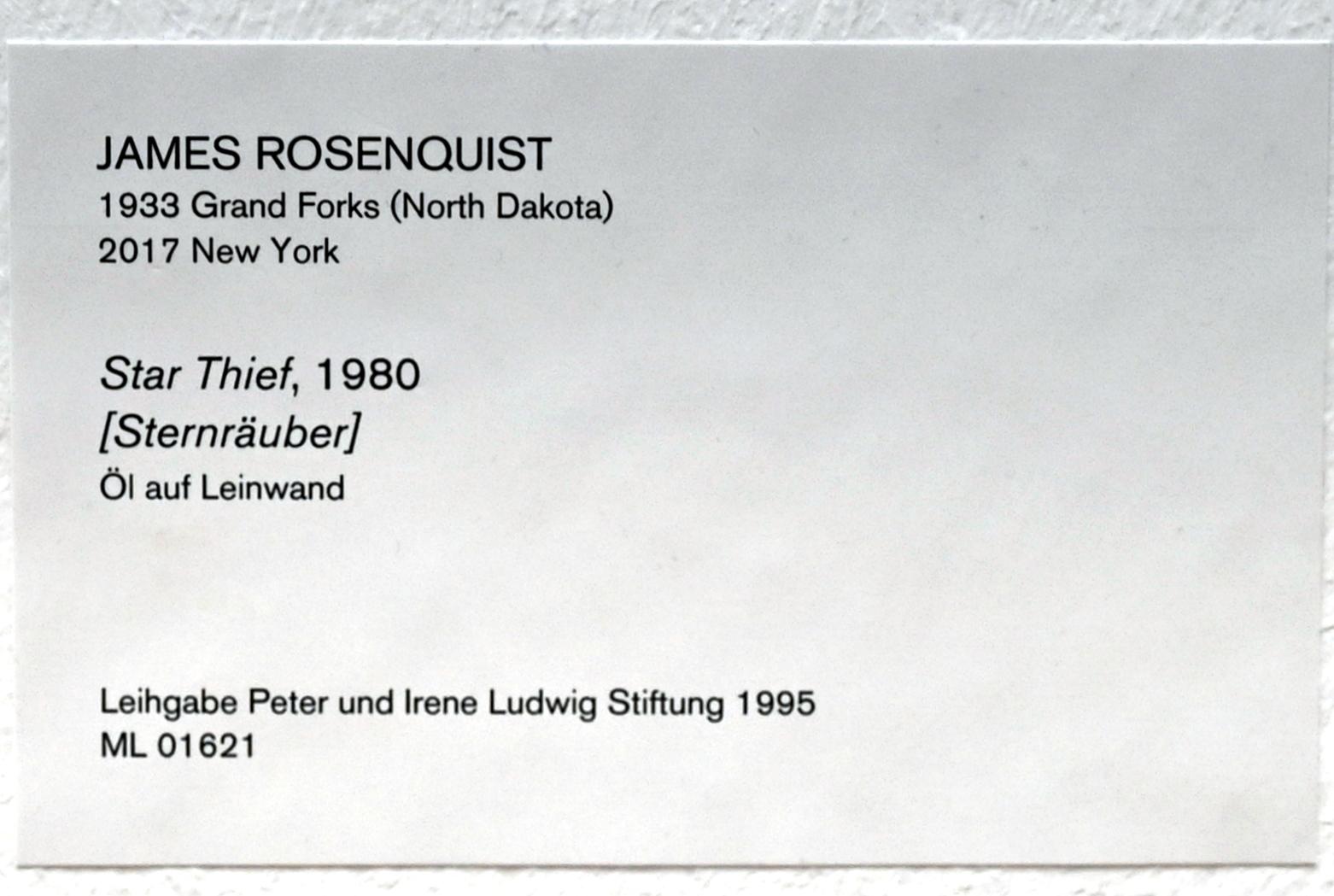 James Rosenquist (1961–1995), Sternräuber, Köln, Museum Ludwig, 01.02, 1980, Bild 3/3