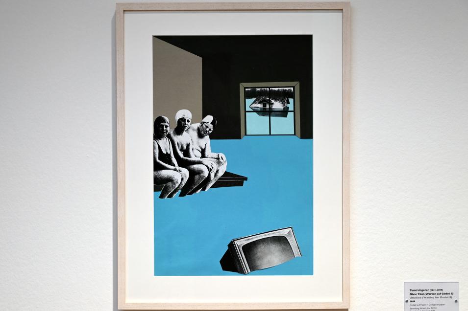 Tomi Ungerer (1963–2010), Ohne Titel (Warten auf Godot 8), Schwäbisch Hall, Kunsthalle Würth, Ausstellung "Sport, Spaß und Spiel" vom 13.12.2021 - 26.02.2023, Obergeschoß, 2009