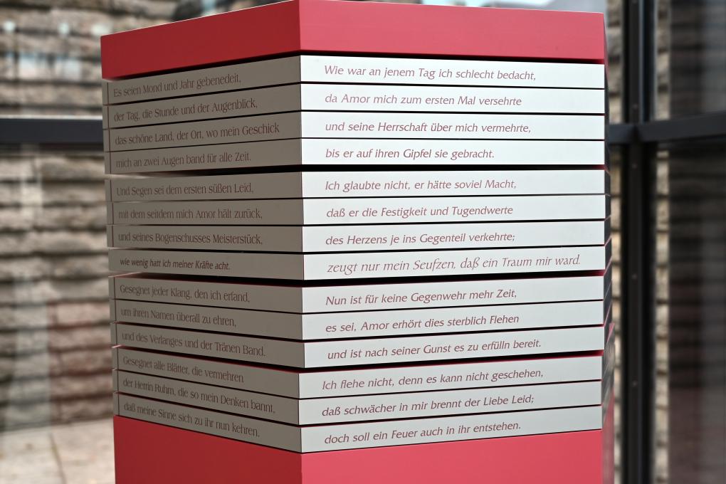 Hans Magnus Enzensberger (2003–2004), Riccordi di Laura, Schwäbisch Hall, Kunsthalle Würth, Ausstellung "Sport, Spaß und Spiel" vom 13.12.2021 - 26.02.2023, Untergeschoß, 2003–2006, Bild 2/4