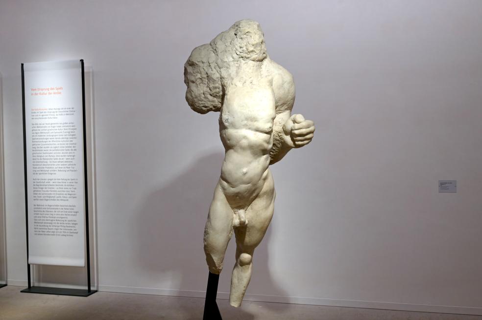 Alfred Hrdlicka (1957–1994), Gladiator II, Schwäbisch Hall, Kunsthalle Würth, Ausstellung "Sport, Spaß und Spiel" vom 13.12.2021 - 26.02.2023, Untergeschoß, 1971, Bild 2/3