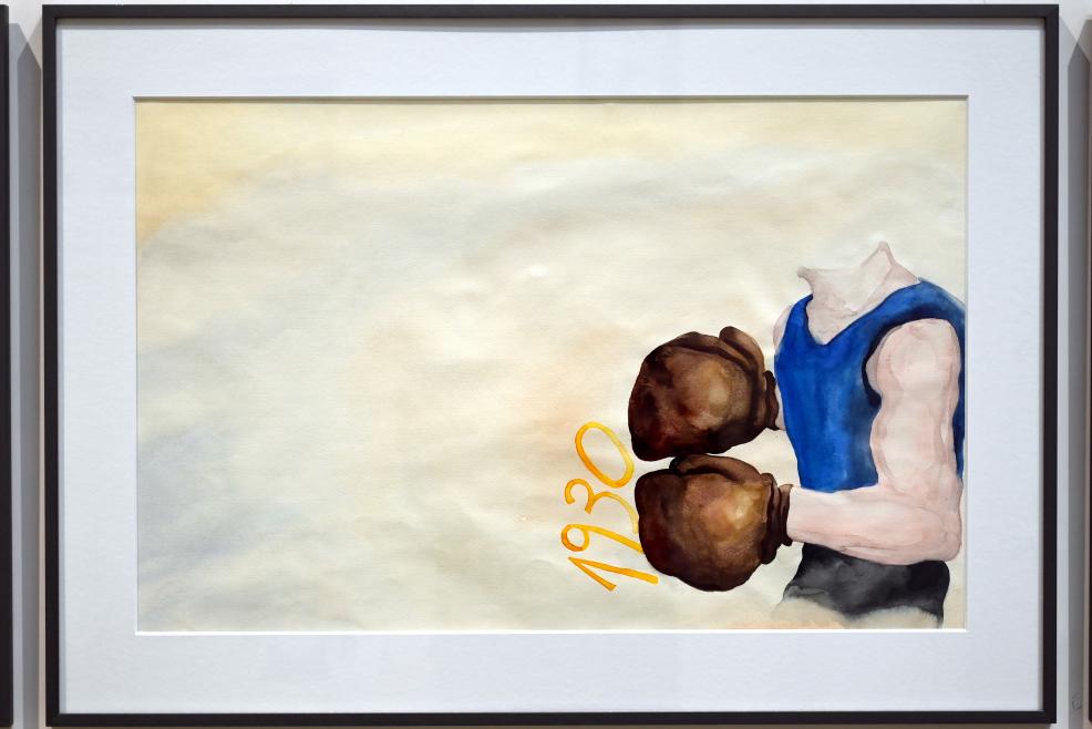 Günter Grass (1979–2006), Mein Jahrhundert, Schwäbisch Hall, Kunsthalle Würth, Ausstellung "Sport, Spaß und Spiel" vom 13.12.2021 - 26.02.2023, Untergeschoß, 1997–1999, Bild 7/18