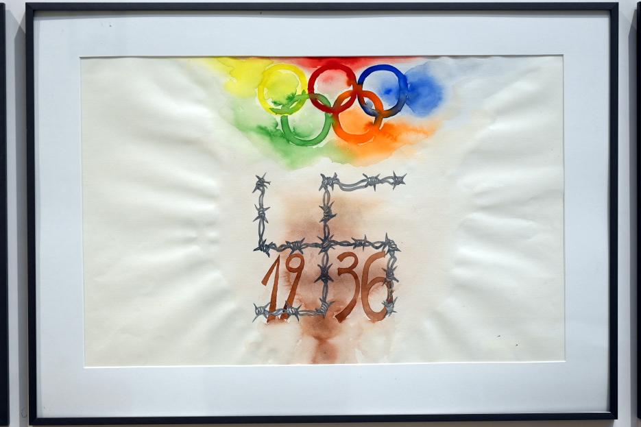 Günter Grass (1979–2006), Mein Jahrhundert, Schwäbisch Hall, Kunsthalle Würth, Ausstellung "Sport, Spaß und Spiel" vom 13.12.2021 - 26.02.2023, Untergeschoß, 1997–1999, Bild 8/18