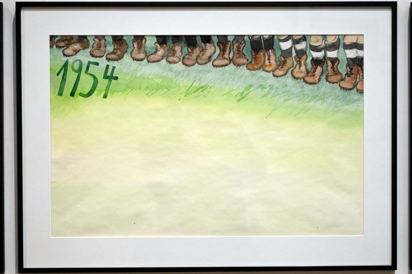 Günter Grass (1979–2006), Mein Jahrhundert, Schwäbisch Hall, Kunsthalle Würth, Ausstellung "Sport, Spaß und Spiel" vom 13.12.2021 - 26.02.2023, Untergeschoß, 1997–1999, Bild 9/18