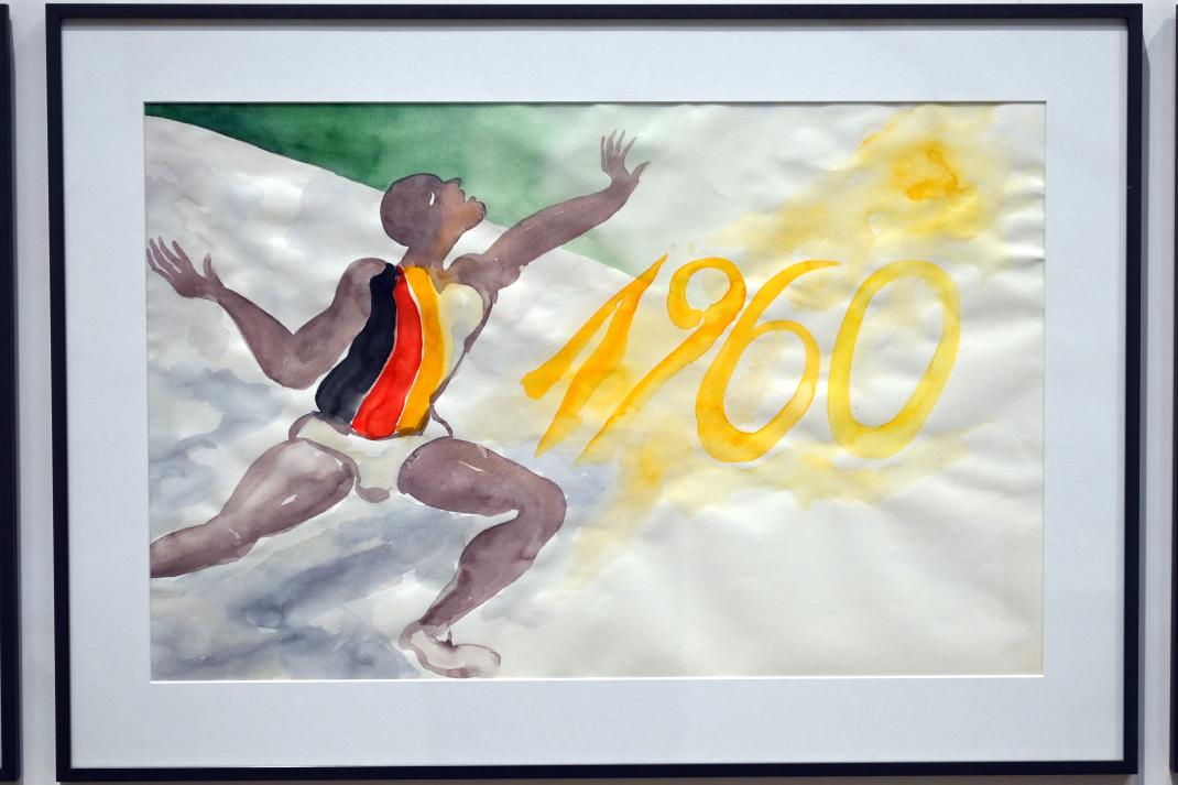 Günter Grass (1979–2006), Mein Jahrhundert, Schwäbisch Hall, Kunsthalle Würth, Ausstellung "Sport, Spaß und Spiel" vom 13.12.2021 - 26.02.2023, Untergeschoß, 1997–1999, Bild 11/18