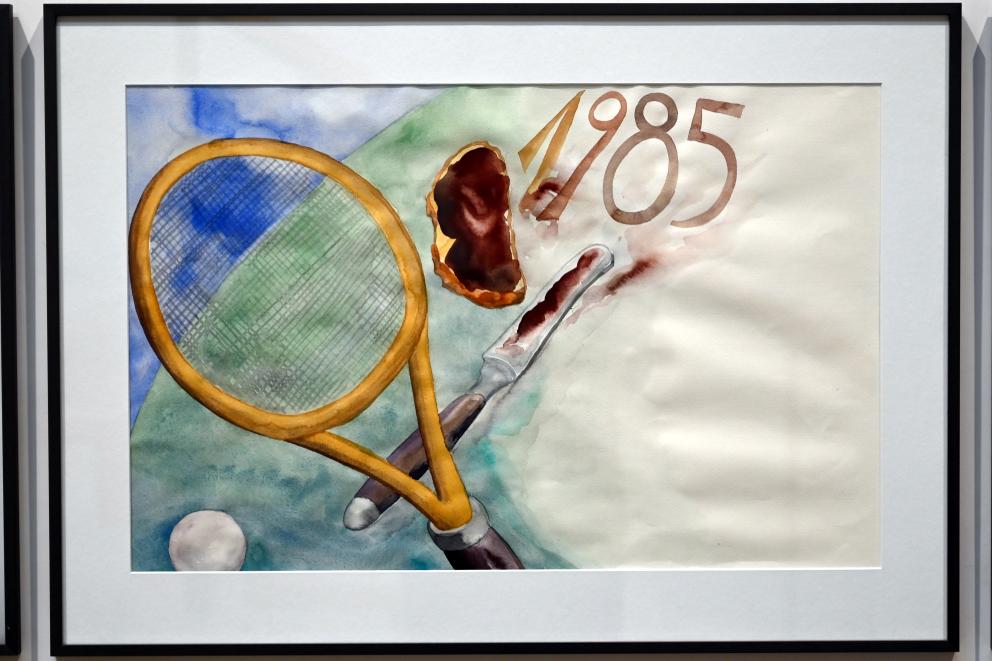 Günter Grass (1979–2006), Mein Jahrhundert, Schwäbisch Hall, Kunsthalle Würth, Ausstellung "Sport, Spaß und Spiel" vom 13.12.2021 - 26.02.2023, Untergeschoß, 1997–1999, Bild 13/18