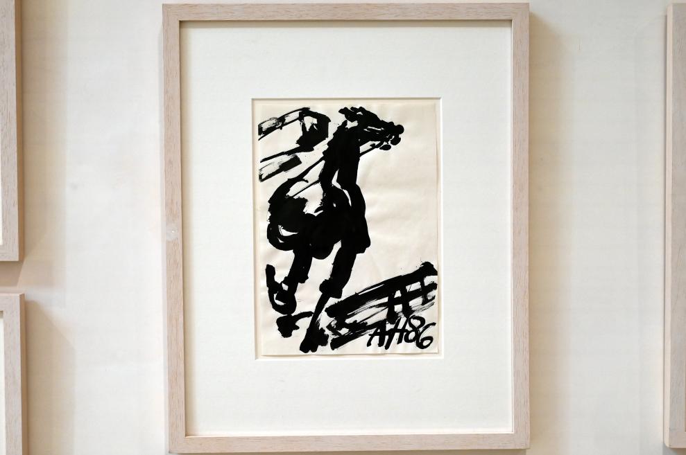 Antonius Höckelmann (1981–1991), Ohne Titel (Turfzeichnungen), Schwäbisch Hall, Kunsthalle Würth, Ausstellung "Sport, Spaß und Spiel" vom 13.12.2021 - 26.02.2023, Untergeschoß, 1980–1987, Bild 4/9