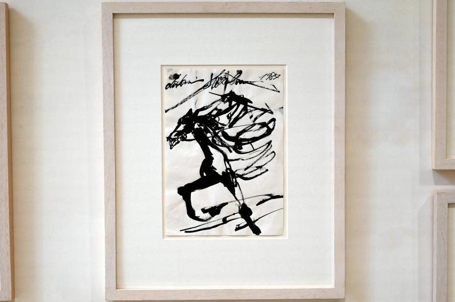 Antonius Höckelmann (1981–1991), Ohne Titel (Turfzeichnungen), Schwäbisch Hall, Kunsthalle Würth, Ausstellung "Sport, Spaß und Spiel" vom 13.12.2021 - 26.02.2023, Untergeschoß, 1980–1987, Bild 5/9