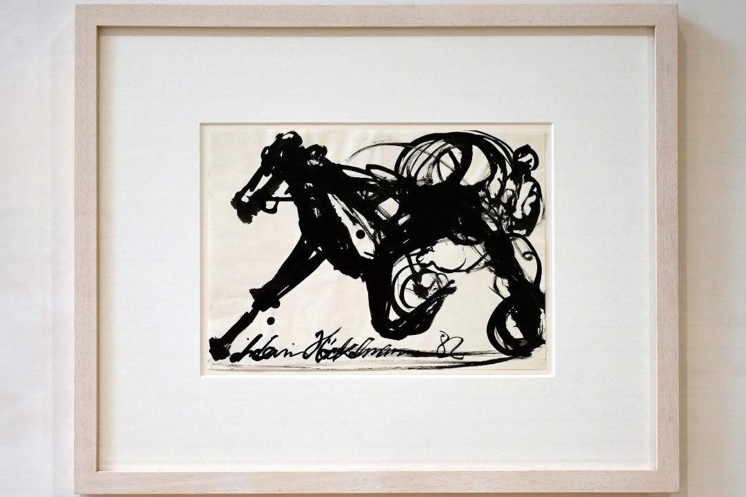 Antonius Höckelmann (1981–1991), Ohne Titel (Turfzeichnungen), Schwäbisch Hall, Kunsthalle Würth, Ausstellung "Sport, Spaß und Spiel" vom 13.12.2021 - 26.02.2023, Untergeschoß, 1980–1987, Bild 6/9