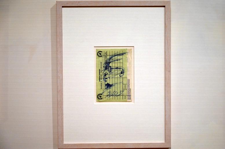 Antonius Höckelmann (1981–1991), Wettscheine, Schwäbisch Hall, Kunsthalle Würth, Ausstellung "Sport, Spaß und Spiel" vom 13.12.2021 - 26.02.2023, Untergeschoß, 1980–1982, Bild 2/7