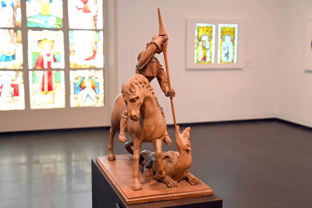 Hl. Georg, Köln, Museum Schnütgen, Saal 3, um 1420, Bild 2/4