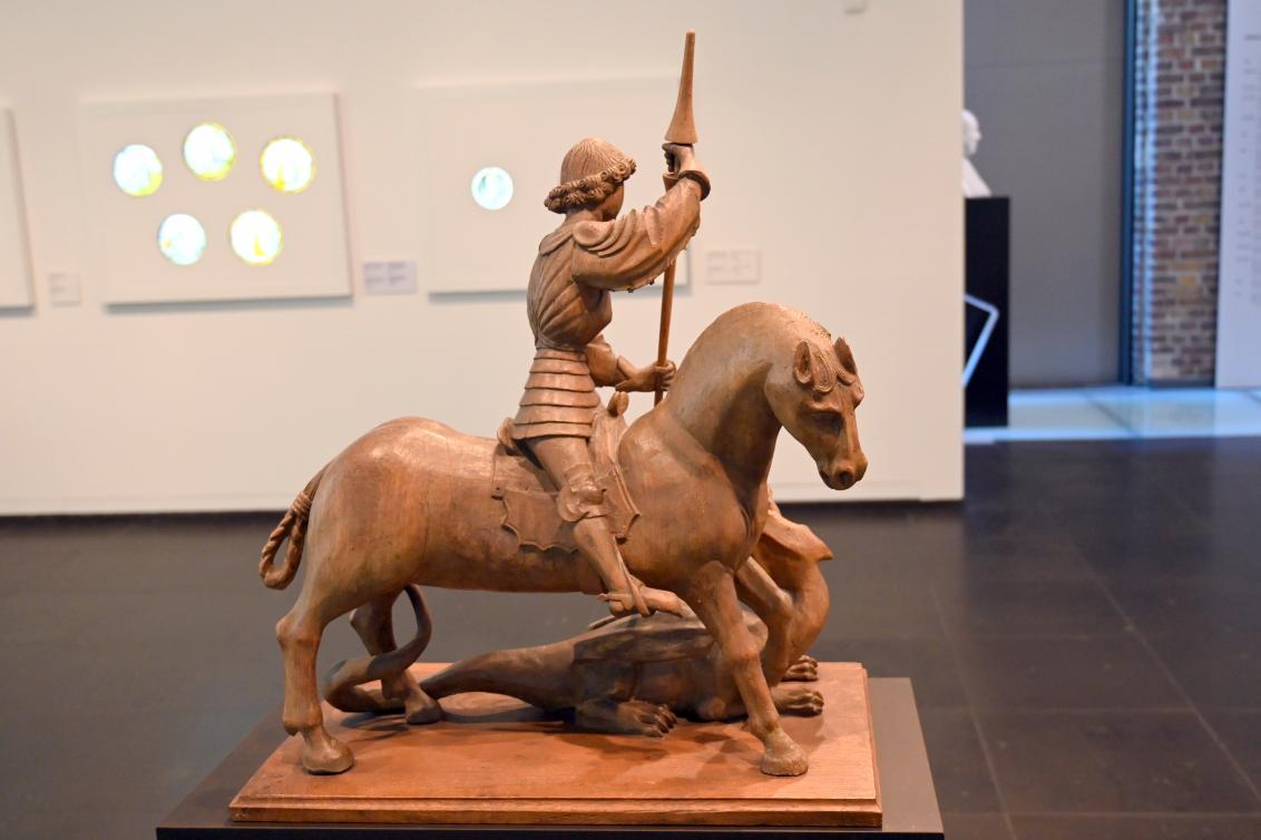 Hl. Georg, Köln, Museum Schnütgen, Saal 3, um 1420, Bild 3/4