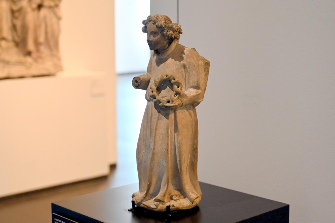 Engel mit Dornenkrone, Köln, Museum Schnütgen, Saal 3, um 1440, Bild 2/3