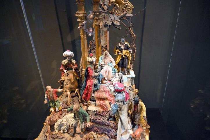 Neapolitanische Krippe, Köln, Museum Schnütgen, Saal 4, 2. Hälfte 18. Jhd., Bild 3/4
