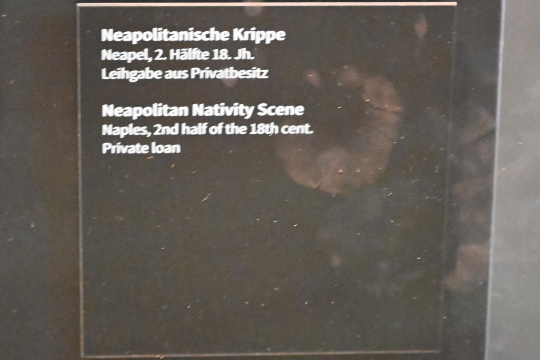 Neapolitanische Krippe, Köln, Museum Schnütgen, Saal 4, 2. Hälfte 18. Jhd., Bild 4/4