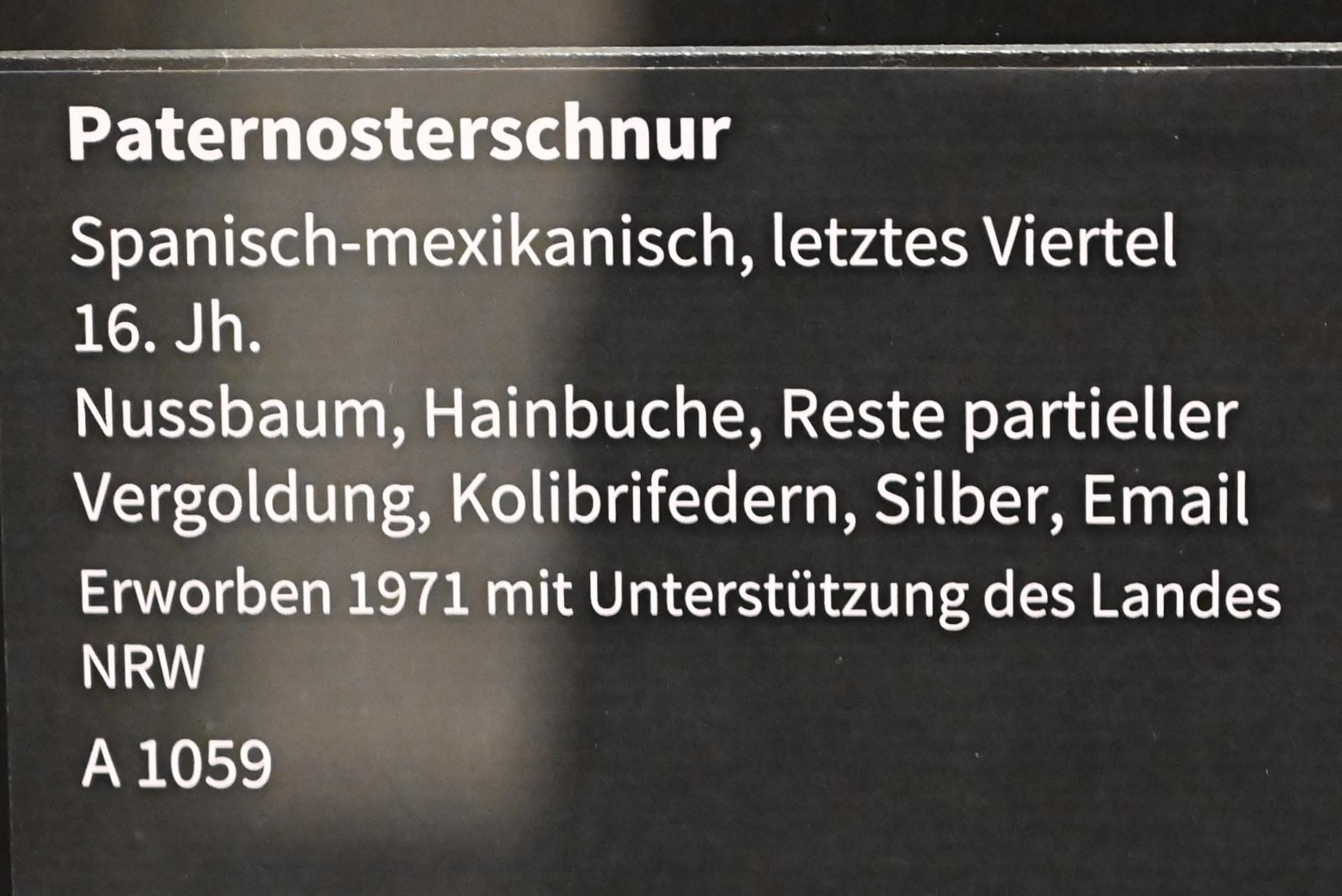 Paternosterschnur, Köln, Museum Schnütgen, Saal 5, Letztes Viertel 16. Jhd., Bild 2/2