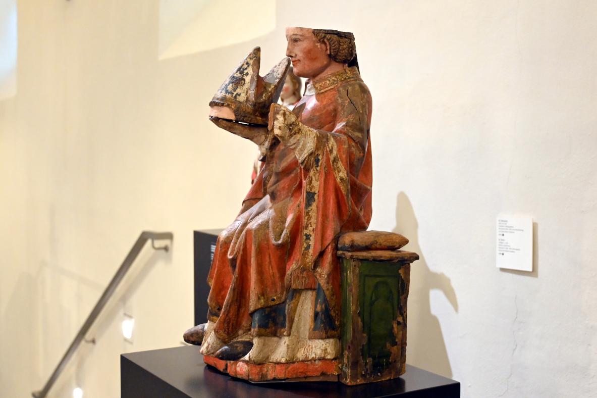 Hl. Dionysius, Köln, Museum Schnütgen, Saal 7, um 1320, Bild 2/4