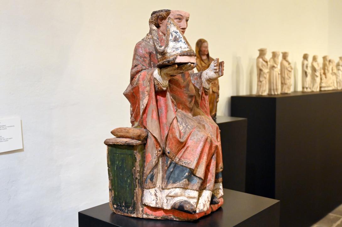 Hl. Dionysius, Köln, Museum Schnütgen, Saal 7, um 1320, Bild 3/4