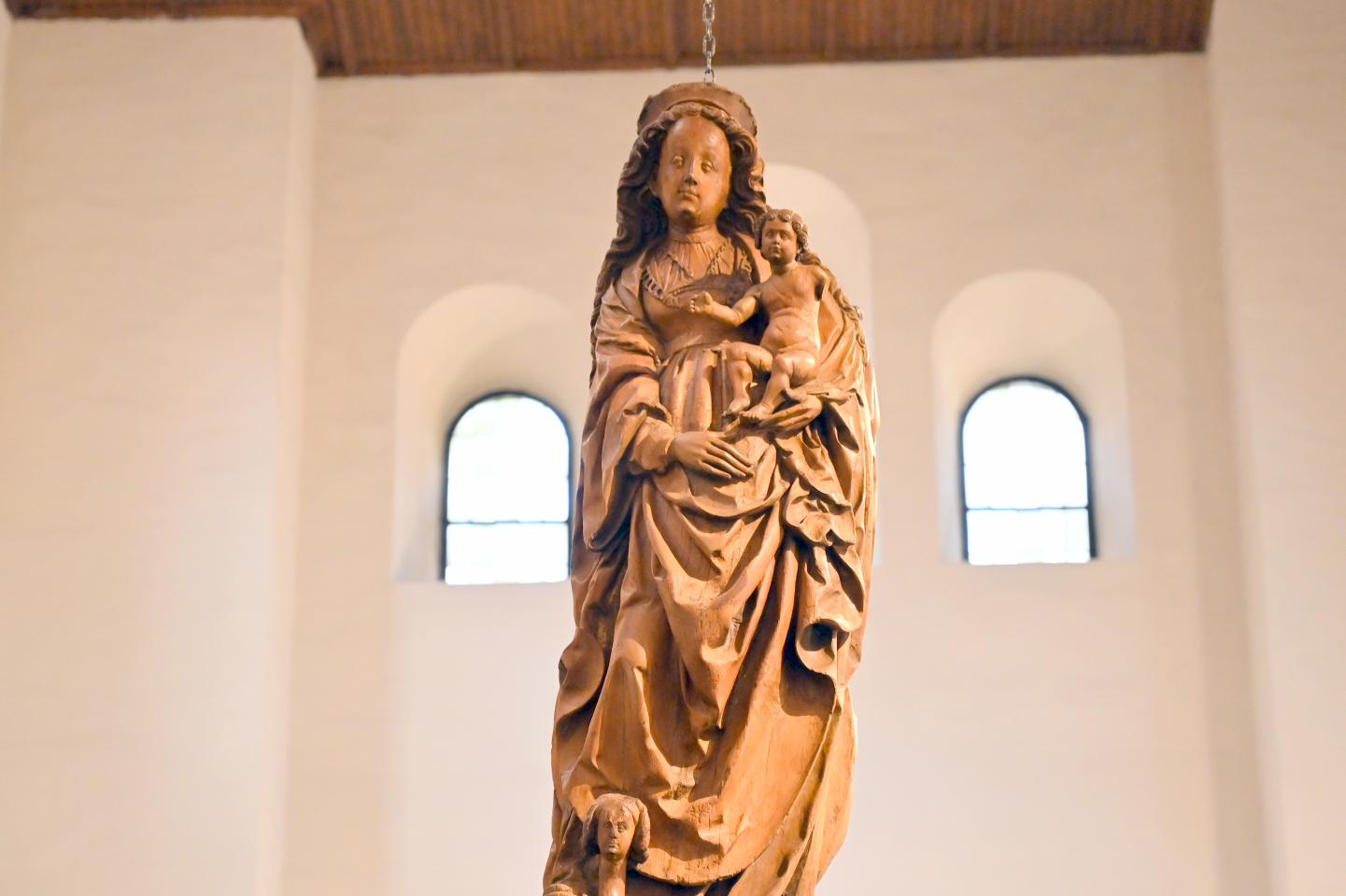 Meister von Osnabrück (1520), Doppelfigur der Muttergottes und der hl. Anna Selbdritt, Köln, Museum Schnütgen, Saal 8, um 1520, Bild 4/5