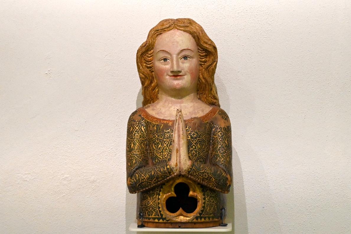 Reliquienbüste, Köln, Museum Schnütgen, Saal 10, um 1340, Bild 1/2
