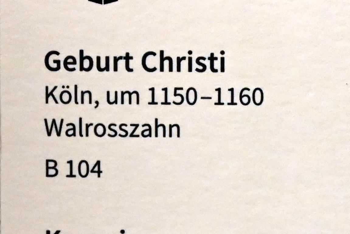 Geburt Christi, Köln, Museum Schnütgen, Saal 10, um 1150–1160, Bild 2/2