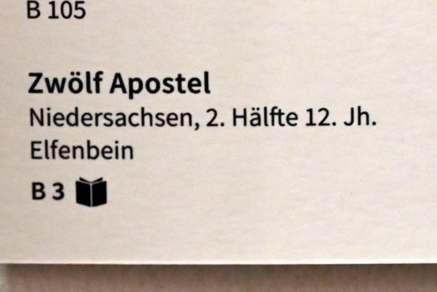 Zwölf Apostel, Köln, Museum Schnütgen, Saal 10, 2. Hälfte 12. Jhd., Bild 5/5