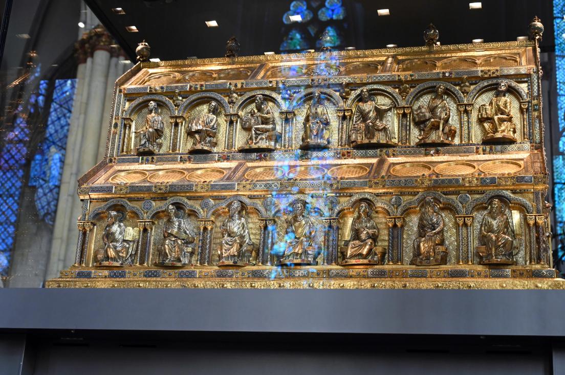 Nikolaus von Verdun (1205), Dreikönigenschrein, Köln, Hildebold-Dom, jetzt Köln, Hohe Domkirche Sankt Petrus (Kölner Dom), um 1190–1230, Bild 2/3