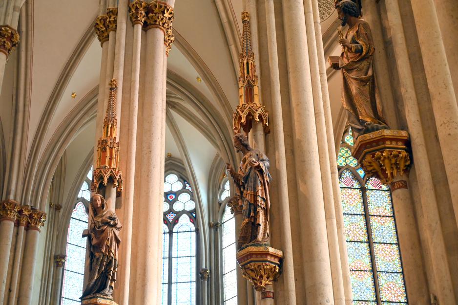 Chorpfeilerfiguren, Köln, Hohe Domkirche Sankt Petrus (Kölner Dom), um 1280