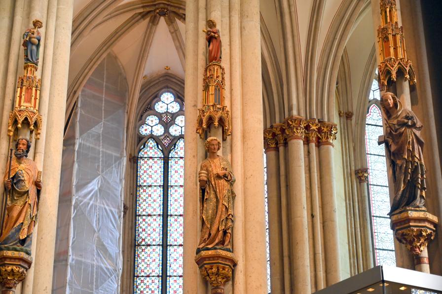 Chorpfeilerfiguren, Köln, Hohe Domkirche Sankt Petrus (Kölner Dom), um 1280, Bild 4/9