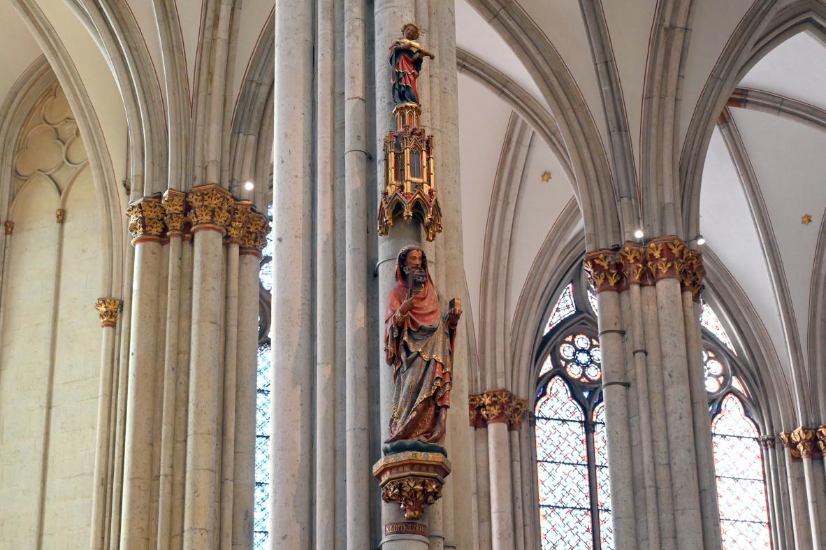 Chorpfeilerfiguren, Köln, Hohe Domkirche Sankt Petrus (Kölner Dom), um 1280, Bild 9/9
