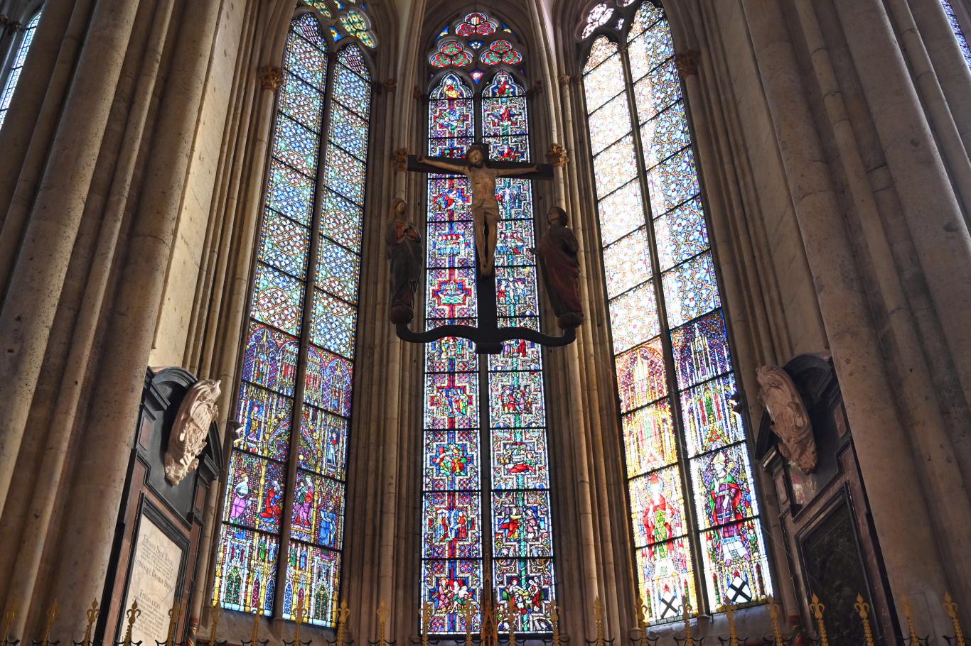 Sog. Älteres Bibelfenster, Köln, Hohe Domkirche Sankt Petrus (Kölner Dom), um 1260