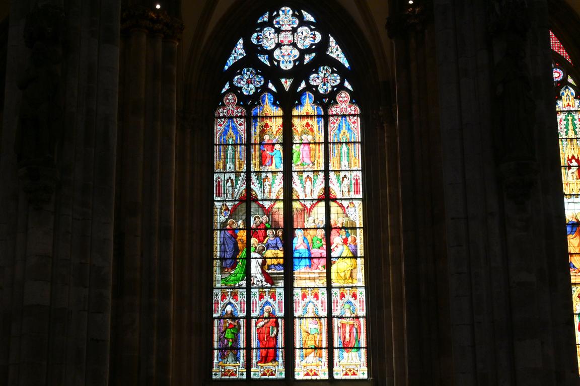 Herabkunft des Hl. Geistes (Pfingsten), Köln, Hohe Domkirche Sankt Petrus (Kölner Dom), 1842–1848, Bild 2/2