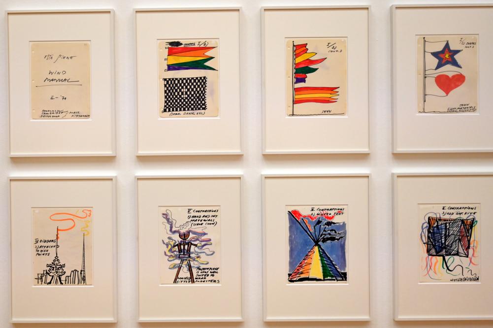 Otto Piene (1959–2014), Wind Manual, Bonn, Kunstmuseum, Ausstellung "Welt in der Schwebe" vom 24.02. - 19.06.2022, Saal 4, 1970, Bild 2/9