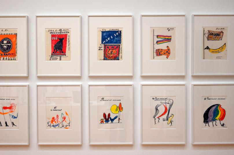 Otto Piene (1959–2014), Wind Manual, Bonn, Kunstmuseum, Ausstellung "Welt in der Schwebe" vom 24.02. - 19.06.2022, Saal 4, 1970, Bild 6/9