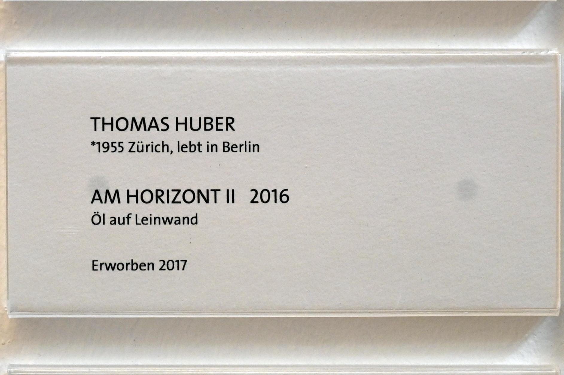 Thomas Huber (2016), Am Horizont II, Bonn, Kunstmuseum Bonn, Saal 3, 2016, Bild 2/2
