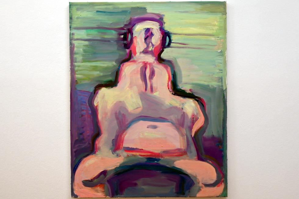 Maria Lassnig (1945–2011): Dreifaches Selbstporträt, 1972
