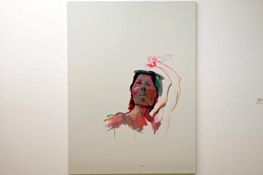 Maria Lassnig (1945–2011): Selbstporträt mit Pinsel, 2010–2013