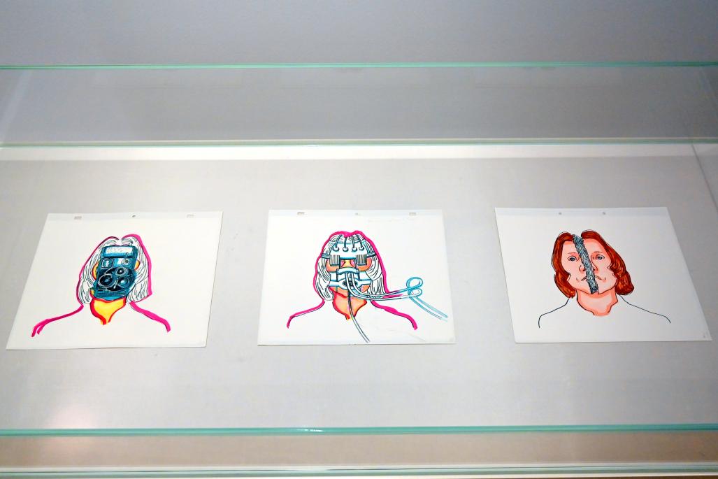 Maria Lassnig (1945–2011): Zeichnungen für den Film Selfportrait, 1971