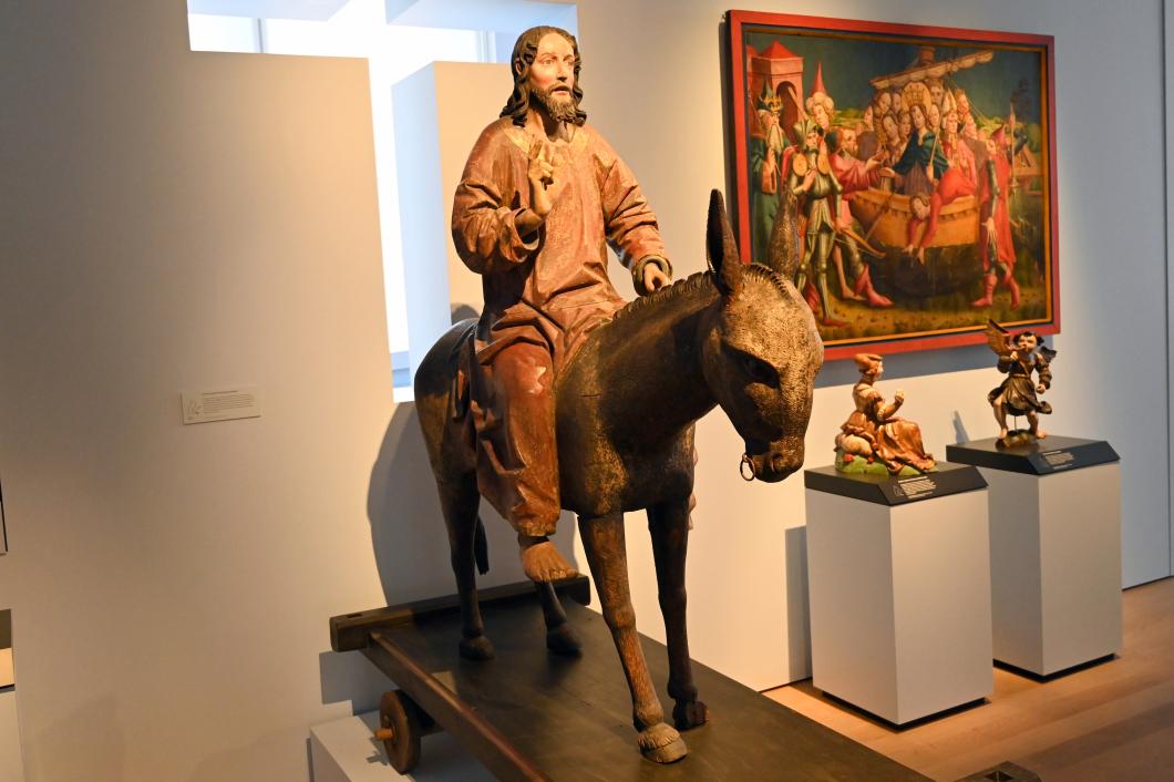 Palmesel, Stuttgart, Landesmuseum Württemberg, Mittelalter, um 1490, Bild 3/4