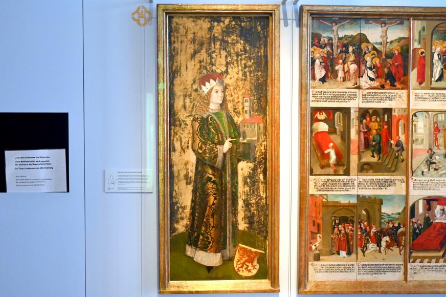 Heilig-Blut-Altar, Weingarten, ehem. Benediktinerkloster, jetzt Stuttgart, Landesmuseum Württemberg, Mittelalter, 1489, Bild 2/3