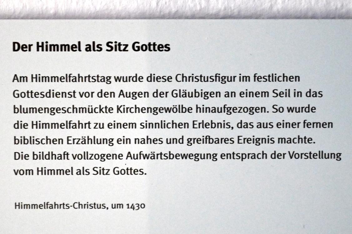 Himmelfahrts-Christus, Stuttgart, Landesmuseum Württemberg, Mittelalter, um 1430, Bild 2/2