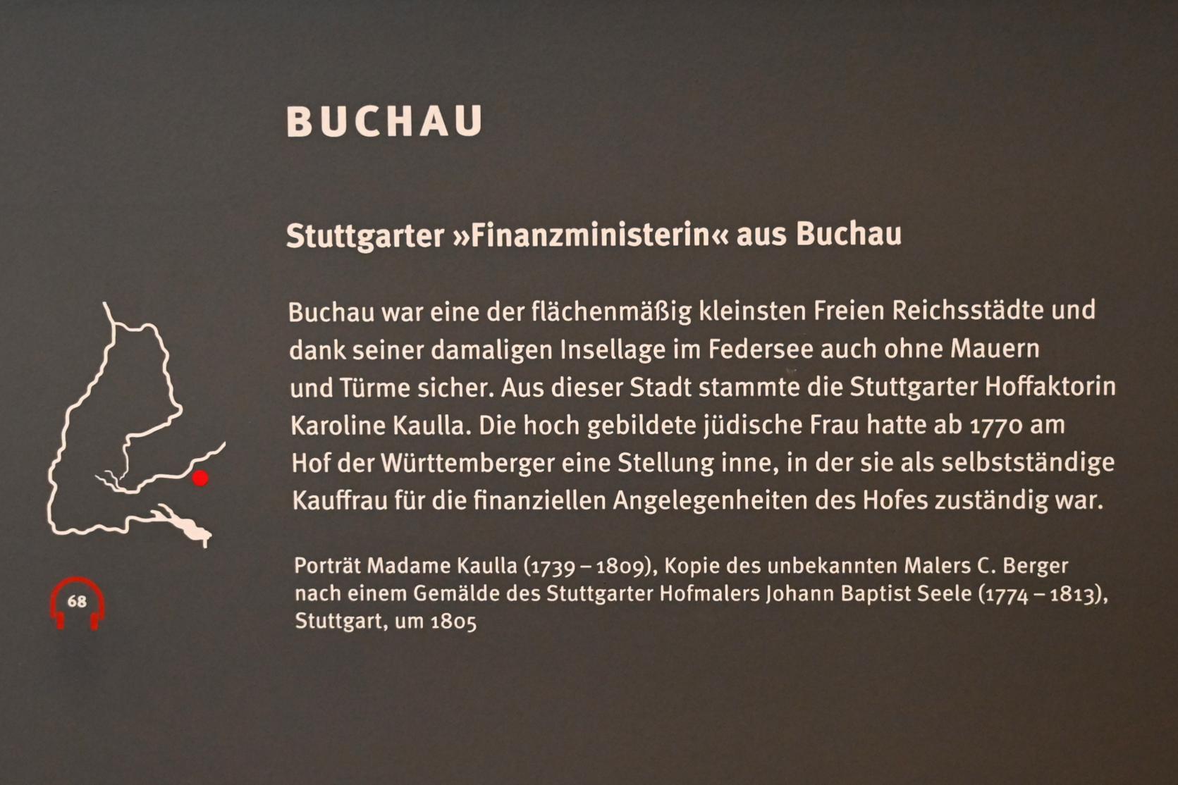 Porträt Madame Kaulla (1739-1809), Stuttgart, Landesmuseum Württemberg, Herzogtum Württemberg, um 1805, Bild 2/2