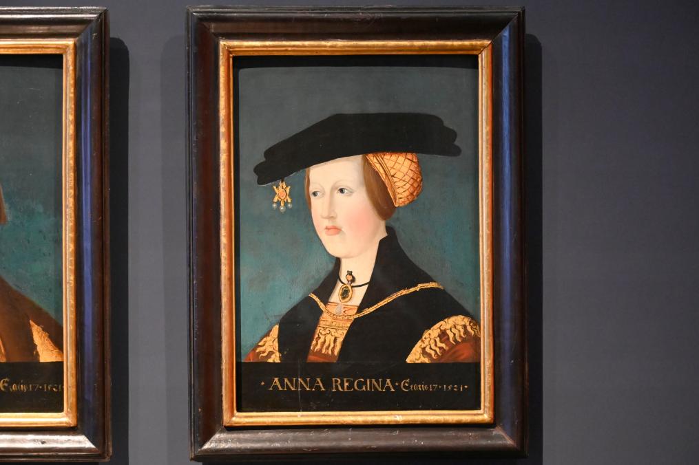 Hans Maler zu Schwaz (1512–1529), König Ferdinand I. (reg. 1531-1564) und seine Frau Anna von Böhmen und Ungarn (1503-1547), Stuttgart, Landesmuseum Württemberg, Kunstkammer, um 1521, Bild 3/4
