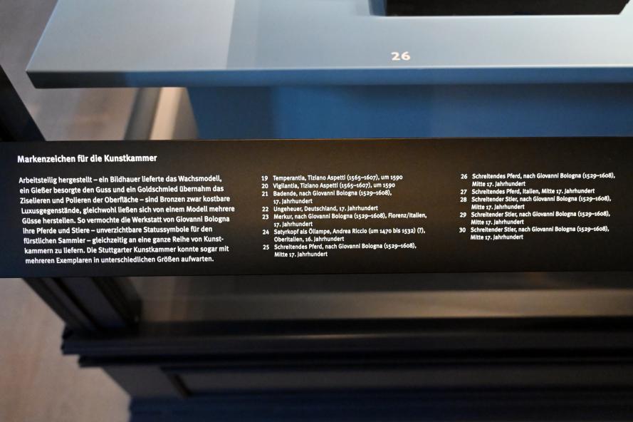 Giovanni da Bologna (Giambologna) (Nachahmer) (1583–1608), Merkur, Stuttgart, Landesmuseum Württemberg, Kunstkammer, 17. Jhd., Bild 2/2