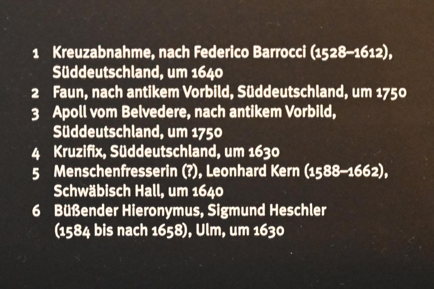 Faun, nach antikem Vorbild, Stuttgart, Landesmuseum Württemberg, Kunstkammer, um 1750, Bild 2/2